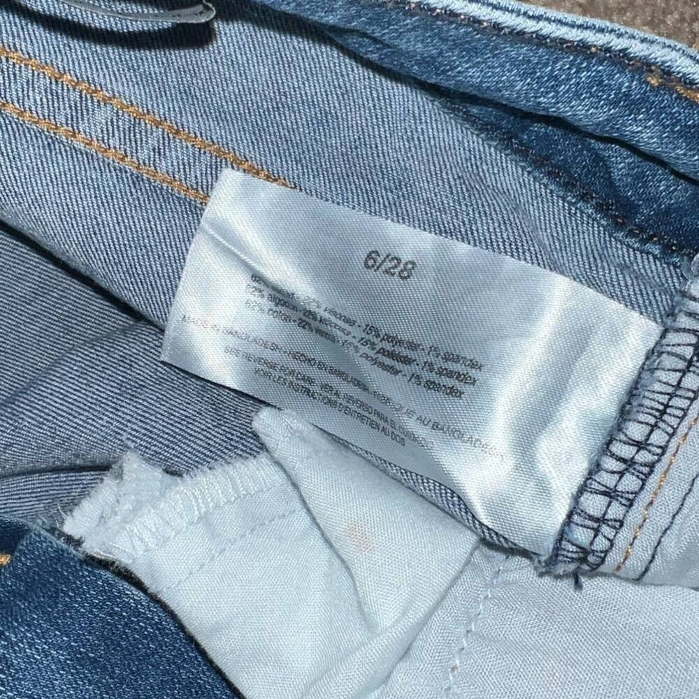 New Ella Moss Ariana High Rise Skinny Ankle Raw Hem Jeans size 6/28 - Picture 4 of 7